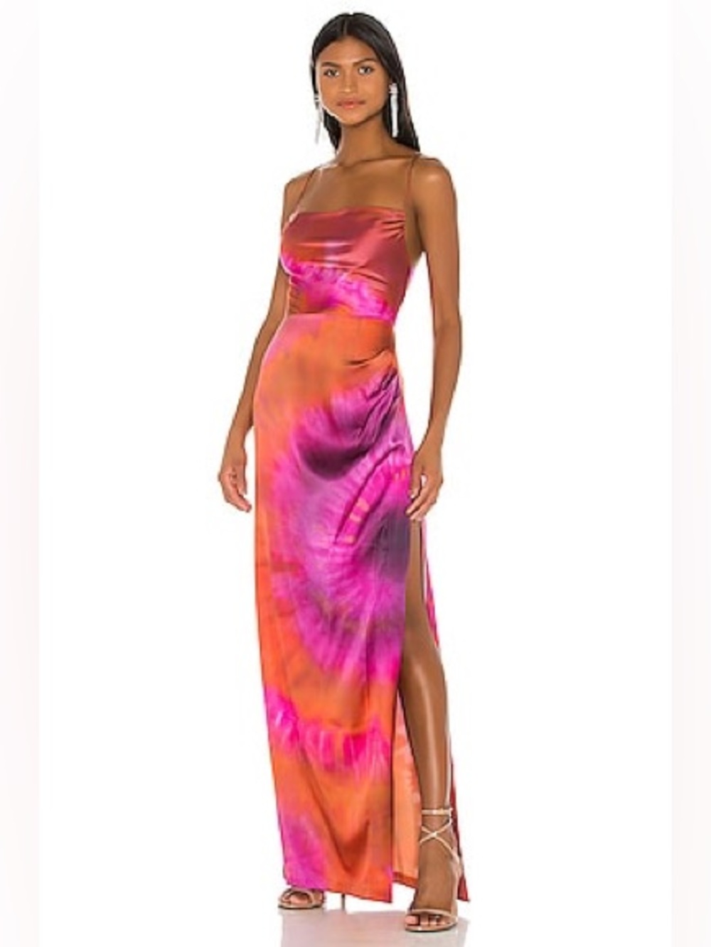 Retrofete Marlene Dress in Bronze, Pink & Purple XS NWOT - Picture 2 of 9